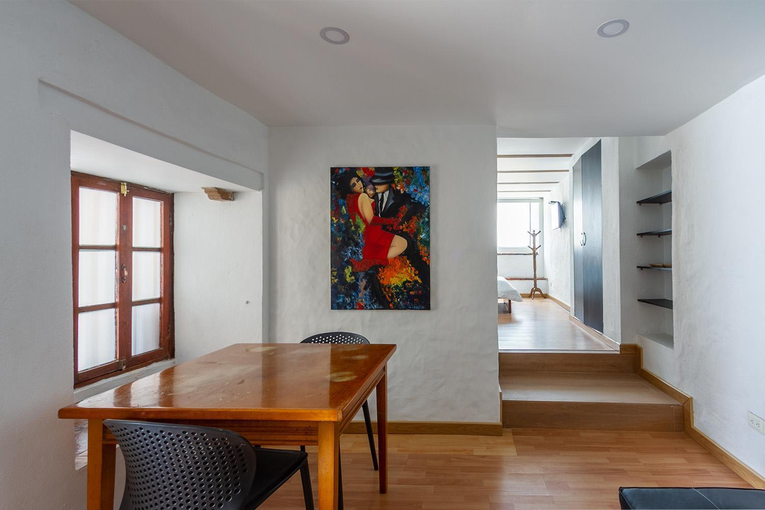 Apartaestudios La Candelaria Bogota Bagian luar foto