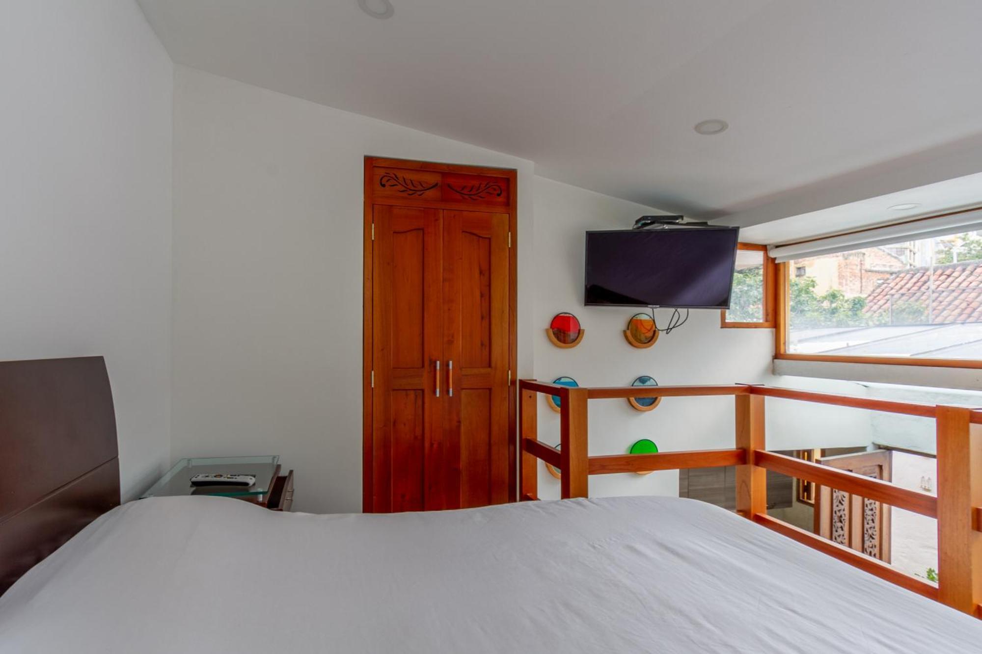Apartaestudios La Candelaria Bogota Bagian luar foto